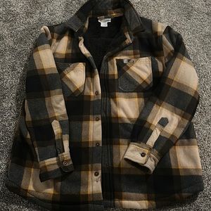 Men’s XL fleece plaid jacket.